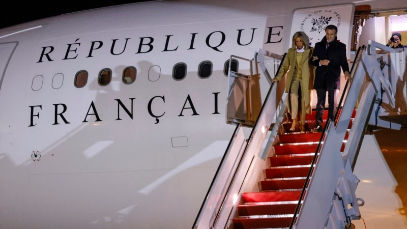 Macron Washington'da Biden'la Görüşecek