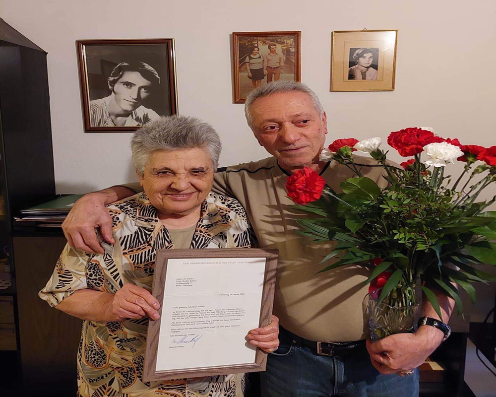 Belediye Başkanı König, Sabsız ailesinin evlilik yıldönümünü kutladı