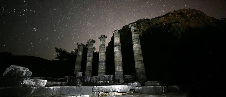 Aydın'daki Priene Antik Kenti fotoğrafçıların uğrak yeri oldu
