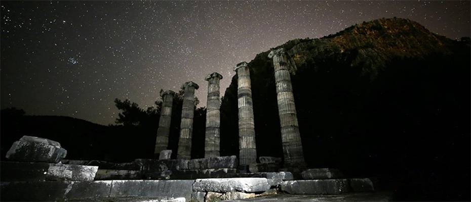 Aydın’daki Priene Antik Kenti fotoğrafçıların uğrak yeri oldu