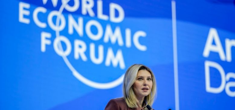 Ukrayna First Lady'sinden Davos'ta Liderlere Çağrı