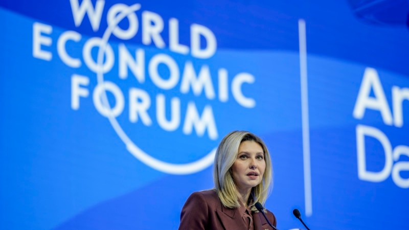 Ukrayna First Lady’sinden Davos’ta Liderlere Çağrı