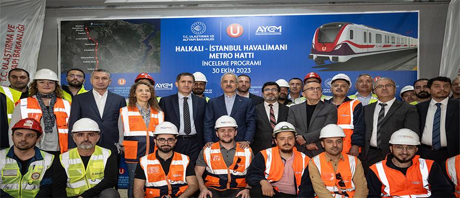 İstanbul Havalimanı-Kayaşehir metro hattı kesimi Mart 2024’ten önce açılacak