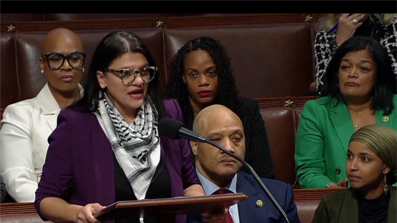 ABD Temsilciler Meclisi’nden Filistin kökenli üye Rashida Tlaib’e İsrail açıklamaları nedeniyle kınama