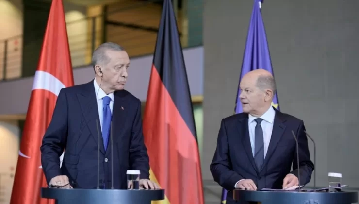 Almanya Erdoğan-Scholz görüşmesinden memnun