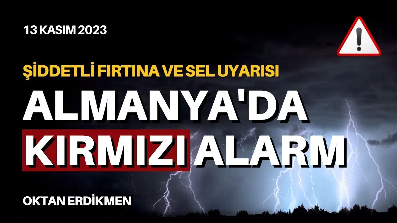 Fırtına ve sel uyarısı: Avrupa’da kırmızı alarm