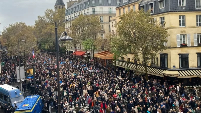 Fransa’da 182 bin kişi antisemitizmi protesto etti