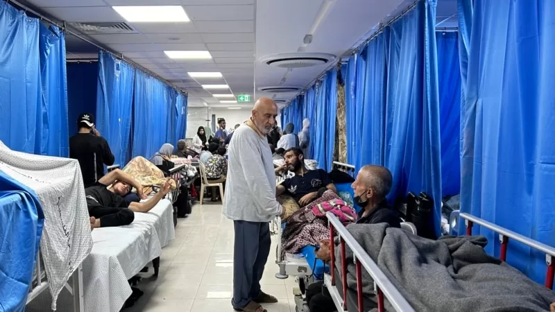Gazze’de ateş hattında kalan hastaneler hizmet veremiyor