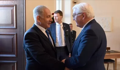 Netanyahu, Almanya Cumhurbaşkanı Steinmeier ile görüştü