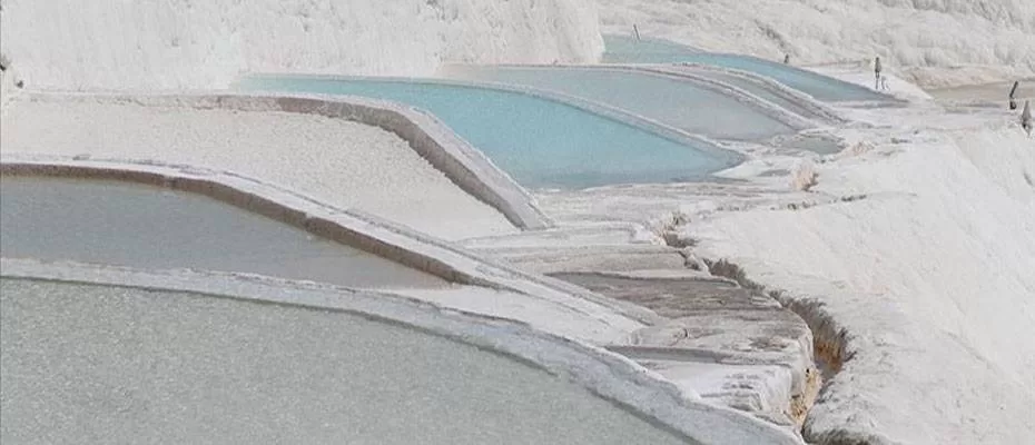 Pamukkale’deki oteller ara tatil öncesinde büyük ölçüde doldu