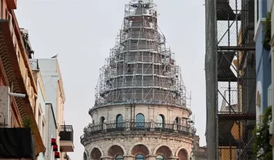 Galata Kulesi’nin külahındaki restorasyon çalışmaları yakında tamamlanacak