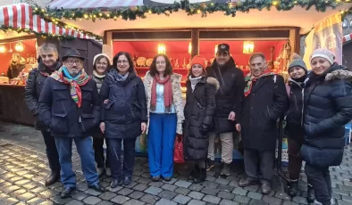 Nürnberg Noel Pazarında Kardeş şehir Antalya standı göz kamaştırdı