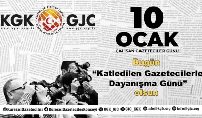 KGK: Bugün “Katledilen Gazetecilerle Dayanışma Günü” olsun