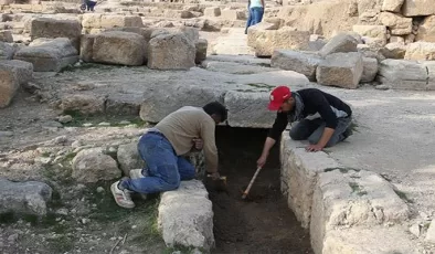 Dara Antik Kenti’nde 1500 yıllık içme suyu kanalı bulundu
