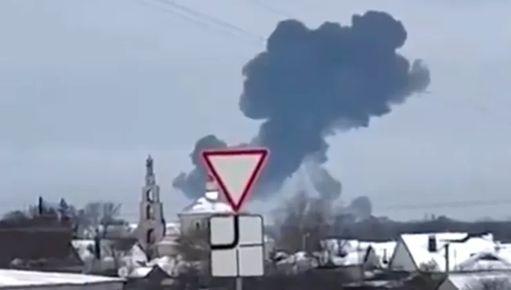 Ukraynalı 65 savaş esirini taşıyan Rus uçağı düştü