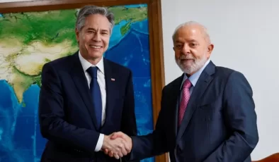 ABD Dışişleri Bakanı Blinken Brezilya’da Cumhurbaşkanı Lula ile görüştü
