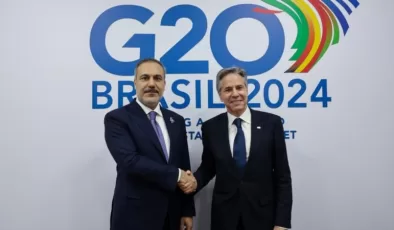 Dışişleri Bakanı Fidan G-20 toplantıları sırasında Blinken ve Lavrov’la görüştü