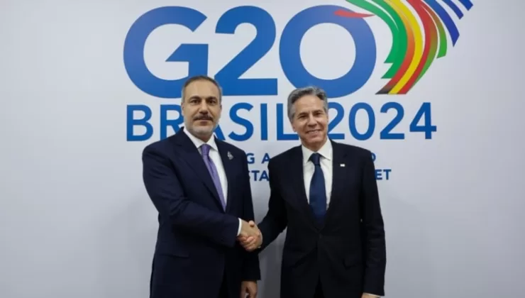 Dışişleri Bakanı Fidan G-20 toplantıları sırasında Blinken ve Lavrov’la görüştü