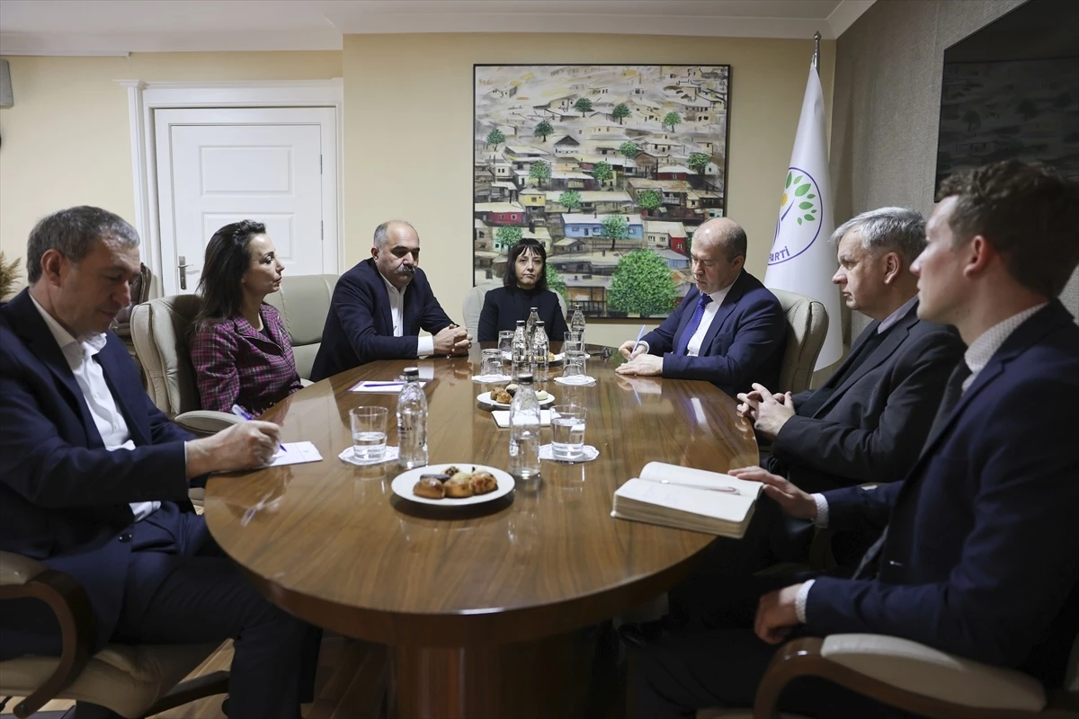 Almanya’nın Ankara Büyükelçisi DEM Parti’yi ziyaret etti
