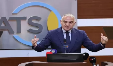 Bakan Ersoy Antalya’da meclis toplantısında konuştu