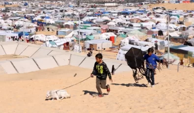 Mısır, Gazze sınırında Filistinliler için geçici sığınma alanı kuruyor