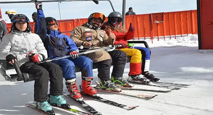 Sarıkamış Kayak Merkezi, İranlı turistlerin gözdesi oldu