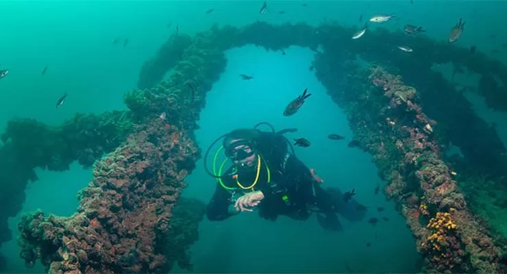 Gelibolu Tarihi Su Altı Parkı, batıklarıyla dalış tutkunlarının yeni rotası oldu