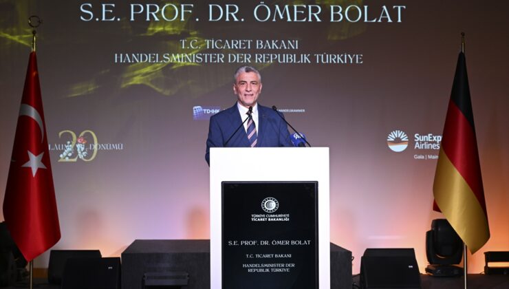 Ticaret Bakanı Bolat, TD-IHK Berlin 20. Yıl Galası`na katıldı
