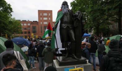 ABD üniversitelerindeki İsrail karşıtı protestolar başkent Washington’a ulaştı