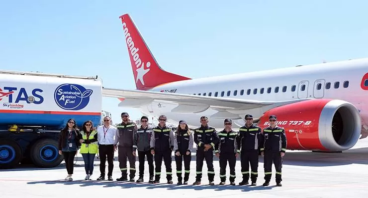 Corendon Airlines, Antalya’da bir ilke imza atarak SAF yakıt kullanımına başladı