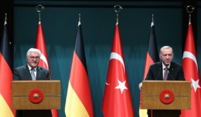 Erdoğan’dan Steinmeier’le basın toplantısında İsrail’le ‘yoğun ticari ilişkiler’ açıklaması: “O iş bitti”