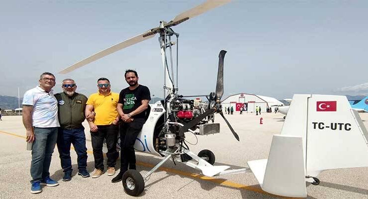 Gyrocopter Turu İle Antalya´nın Havadan Tadını Çıkaracaklar