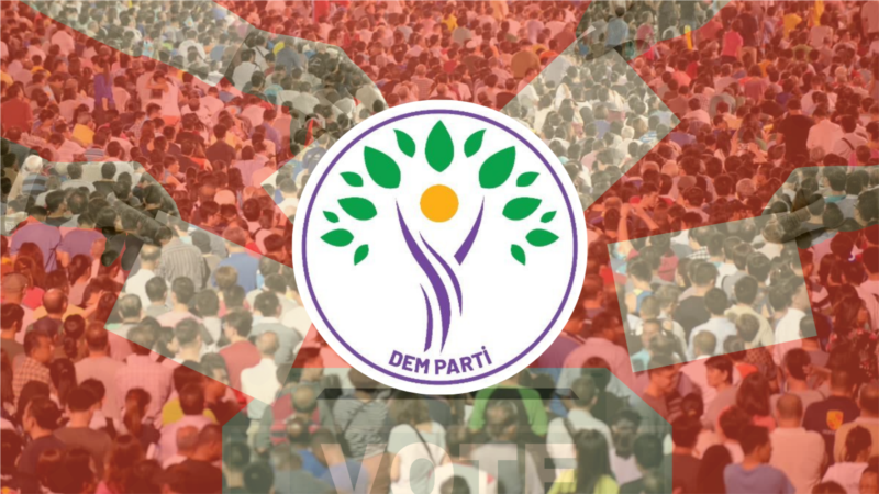 HDP’den sonra DEM Parti’ye de kapatma davası uyarısı: “Terör ve şiddeti reddedin”