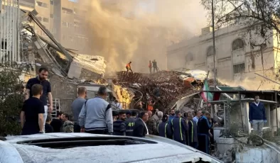 “İsrail Şam’daki İran konsolosluk binasını vurdu, ölenler arasında İranlı üst düzey komutan da var”