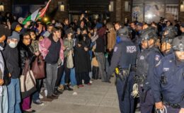 New York Üniversitesi’ndeki protestolarda 150’den fazla gözaltı