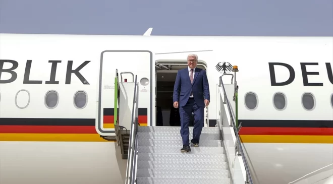 Almanya Cumhurbaşkanı Gaziantep’e ziyaret için geldi