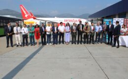 GZP-Alanya Havalimanı’nda Corendon’un ilk Brüksel uçuşu için tören düzenlendi