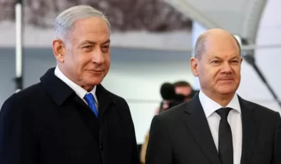 Almanya Başbakanı Scholz, İsrailli mevkidaşı Netanyahu ile görüştü