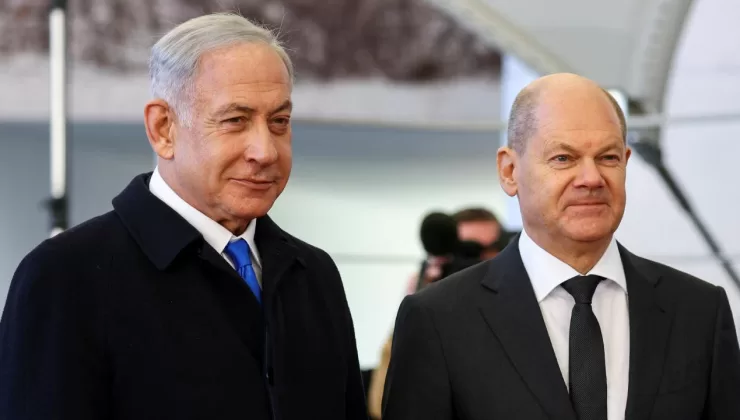 Almanya Başbakanı Scholz, İsrailli mevkidaşı Netanyahu ile görüştü