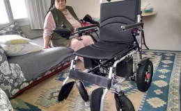 Almanya’dan Kahramanmaraş’a 104 akülü araç ve tekerlekli sandalye yardımı