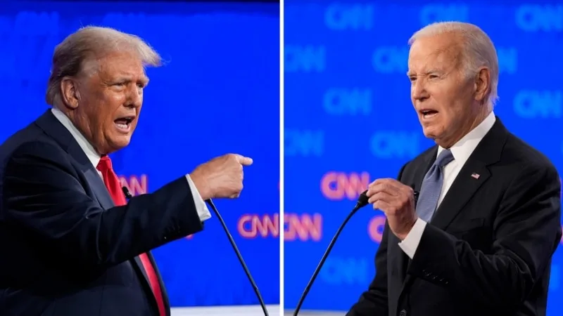 Biden ve Trump CNN’in tartışma programında kozlarını paylaştı