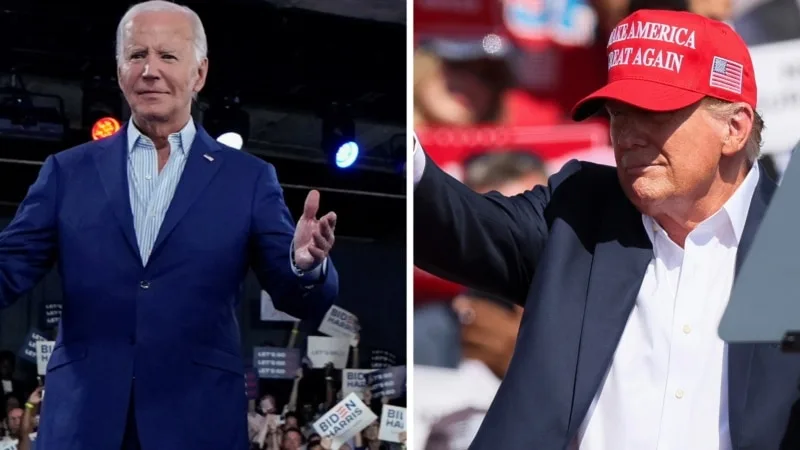 Biden ve Trump canlı yayın düellosundan sonra ilk kez miting düzenledi