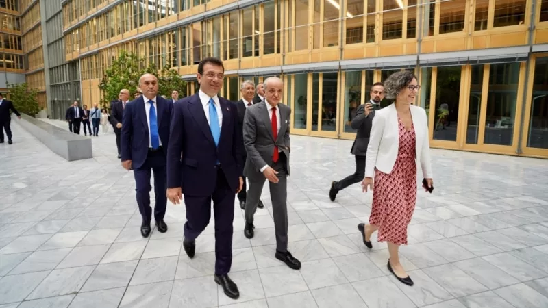 İmamoğlu, Alman bakanlarla bir araya geldi