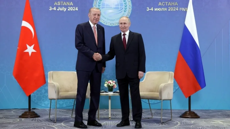 Cumhurbaşkanı Erdoğan Astana’da Putin ile görüştü