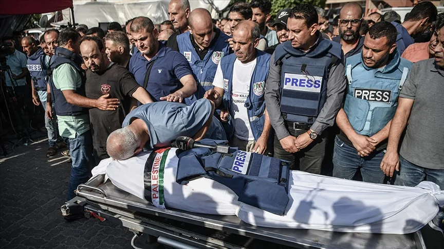 Gazze’de öldürülen gazetecilerin sayısı 163’e yükseldi