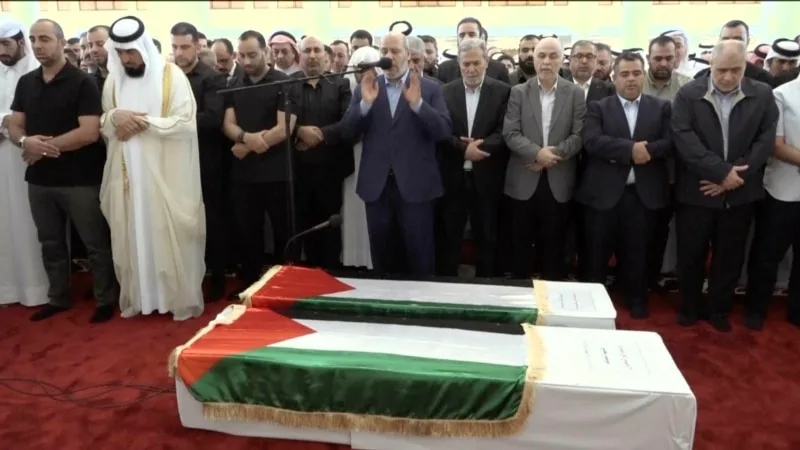 İran’da öldürülen Hamas lideri Haniye, Katar’da defnedildi