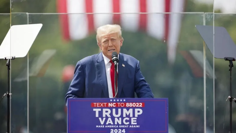 Trump’tan geçen ayki suikast girişiminden sonra açık havada ilk miting