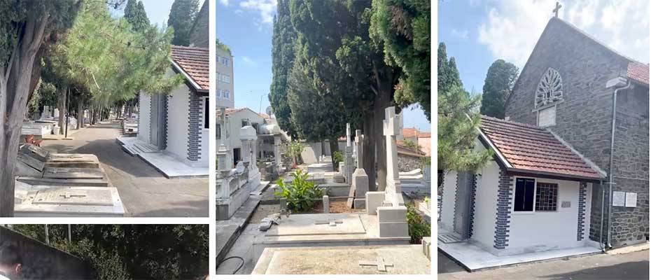 Tarihi Aya Lefter Kurtuluş Rum Ortodoks Mezarlığı’na Çirkin Saldırı