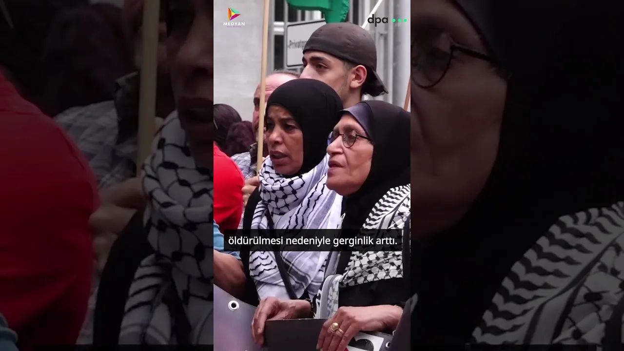 HANİYE SUİKASTI SONRASI BERLİN’DE EYLEM