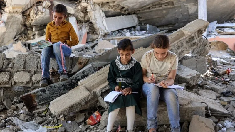 Gazze’de savaşın 11’inci ayı biterken Gazzeli çocuklar için bu eğitim yılı da okulsuz başladı